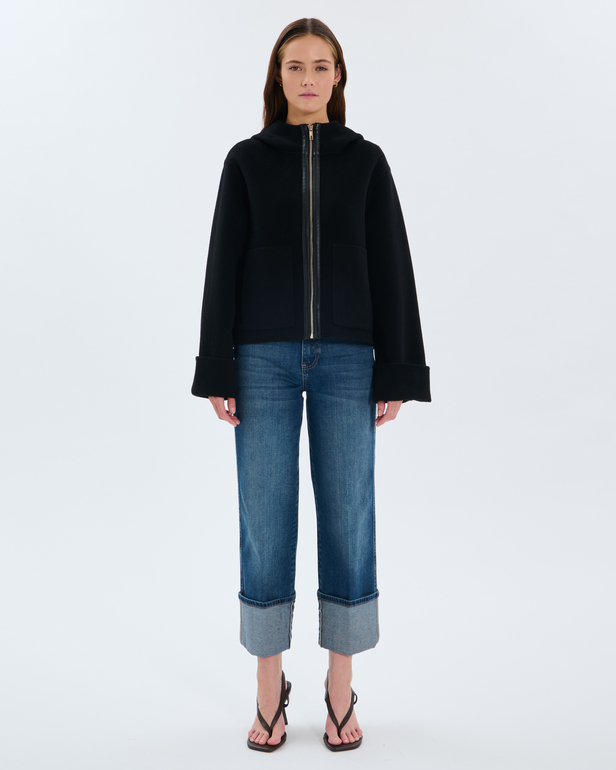 Manteau Marjy Manteau en laine noir ZAPA