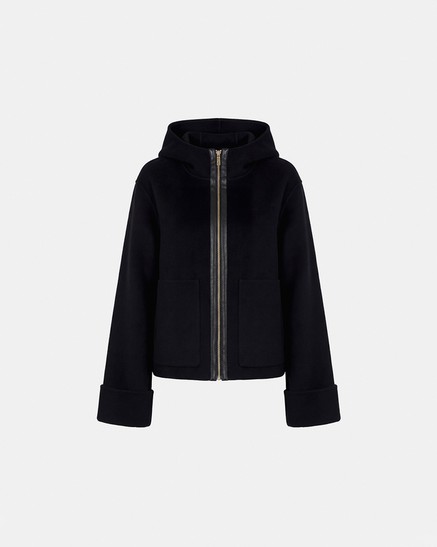 Manteau Marjy Manteau en laine noir ZAPA