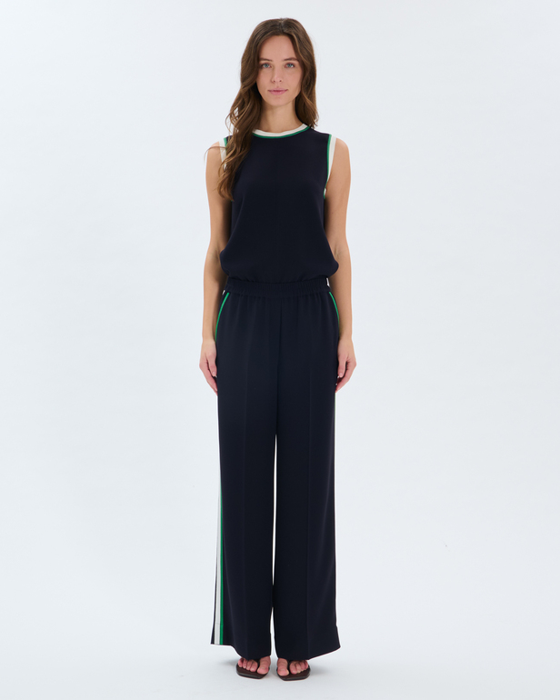 Pantalon Poemia Pantalon fluide avec bandes nocturne ZAPA