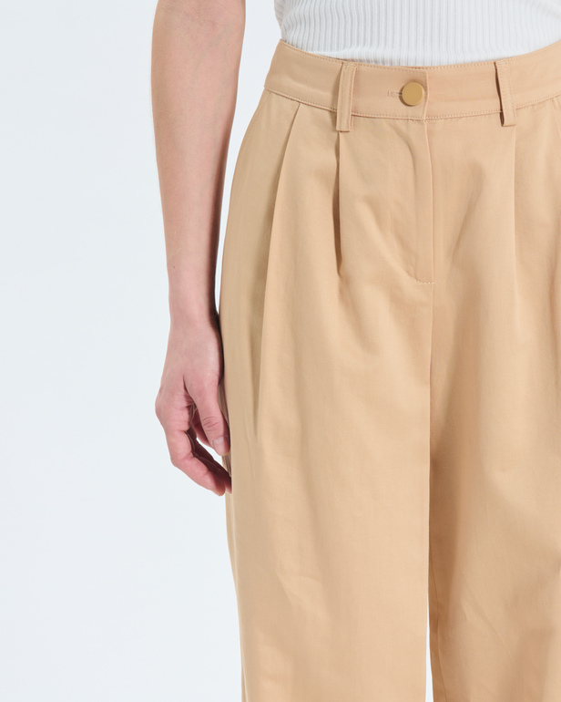 Pantalon Princesse Pantalon en coton bio sable ZAPA
