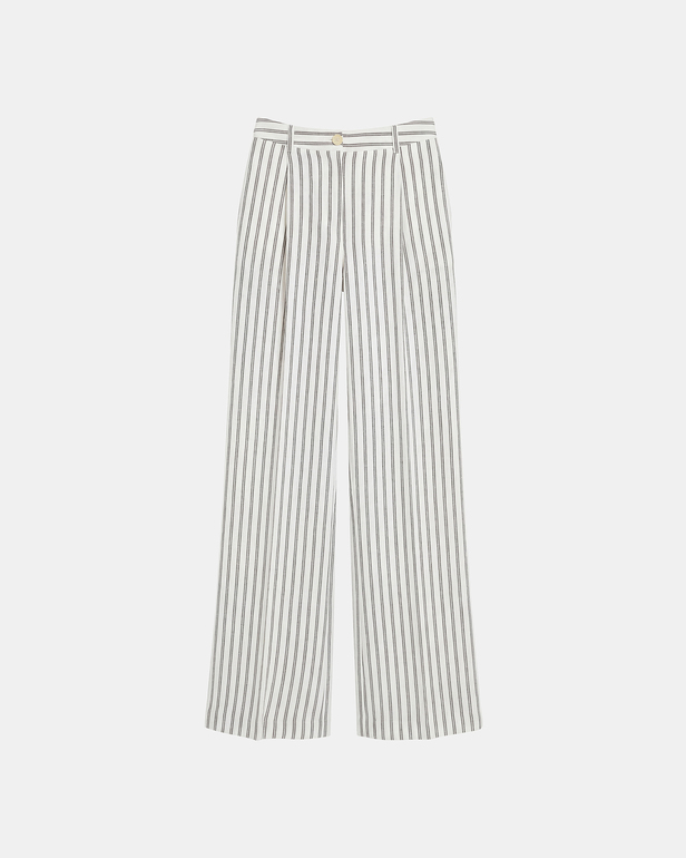 Pantalon Pleyel Pantalon en coton &eacute;cru ZAPA