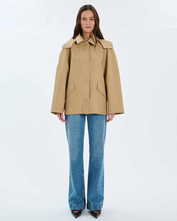 Parka Parker Parka d&eacute;perlante sable ZAPA
