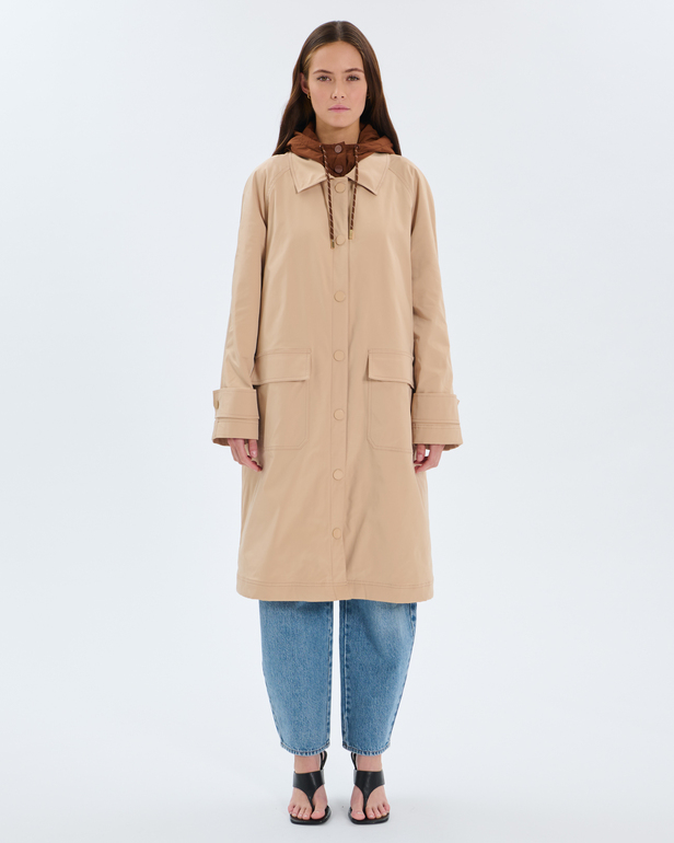 Parka Pascal Parka &agrave; capuche amovible sable ZAPA