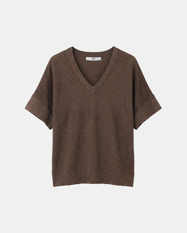 Pull Pradel V Pull en viscose brume ZAPA