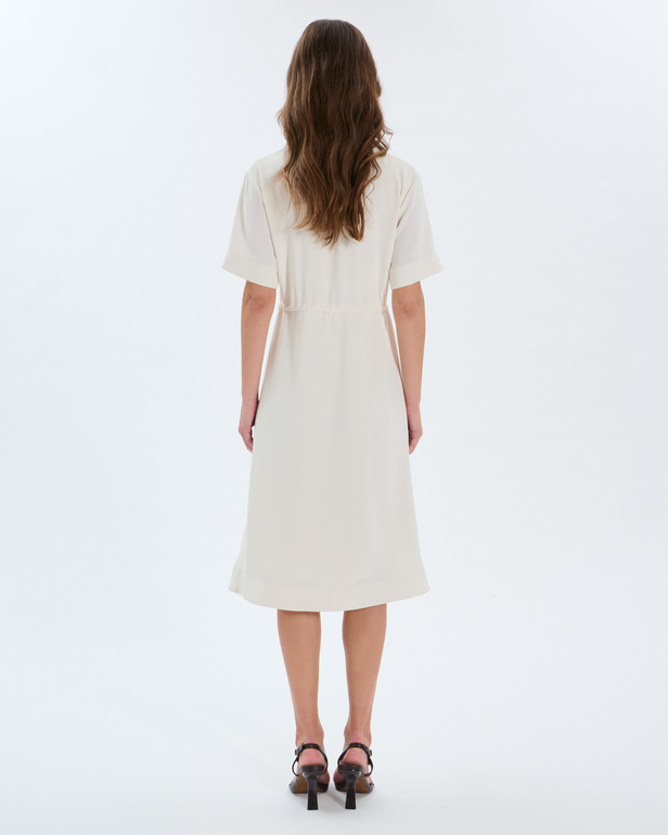 Robe Rebel Robe avec cordon &eacute;cru ZAPA