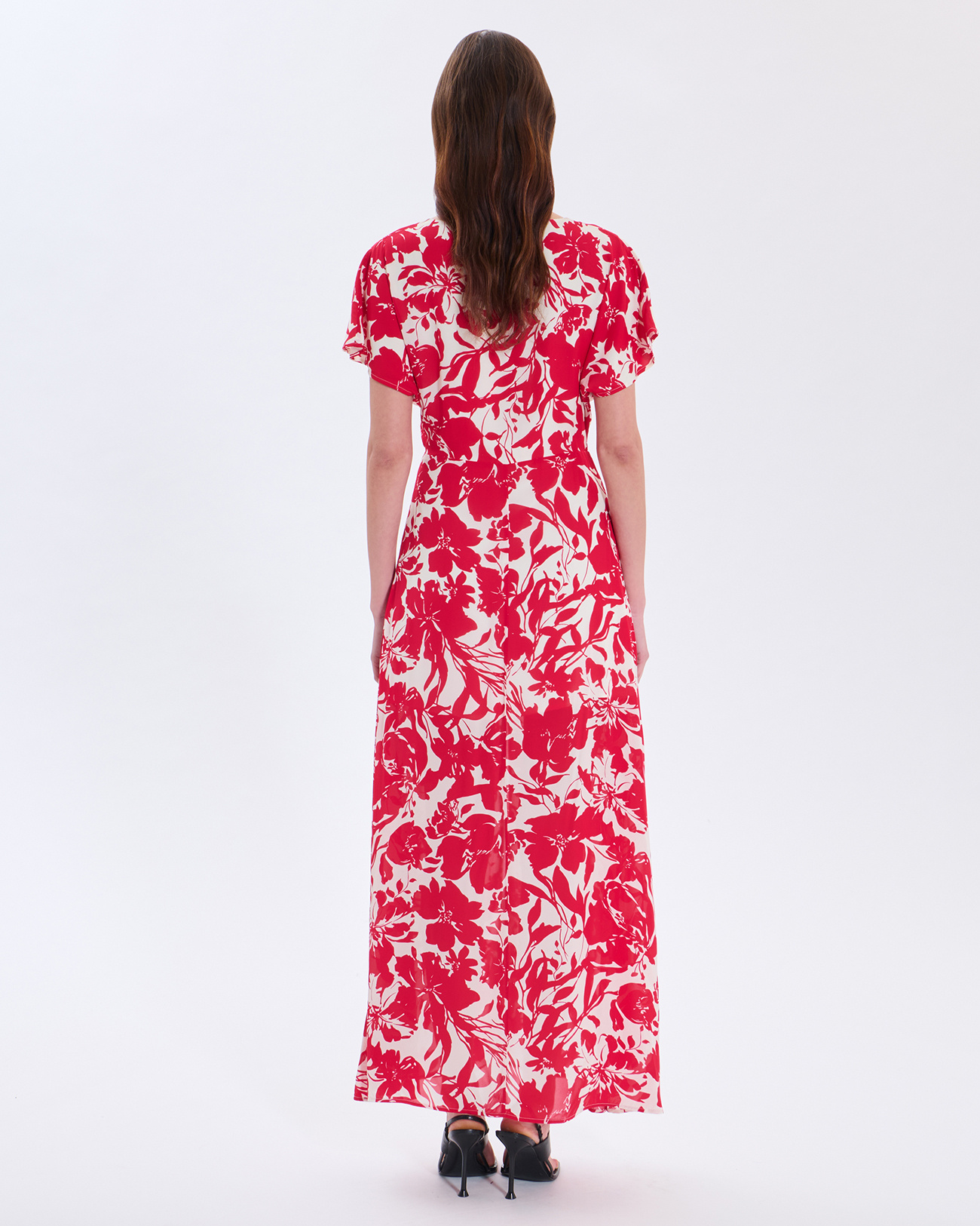 Robe Rachel Robe en viscose framboise ZAPA