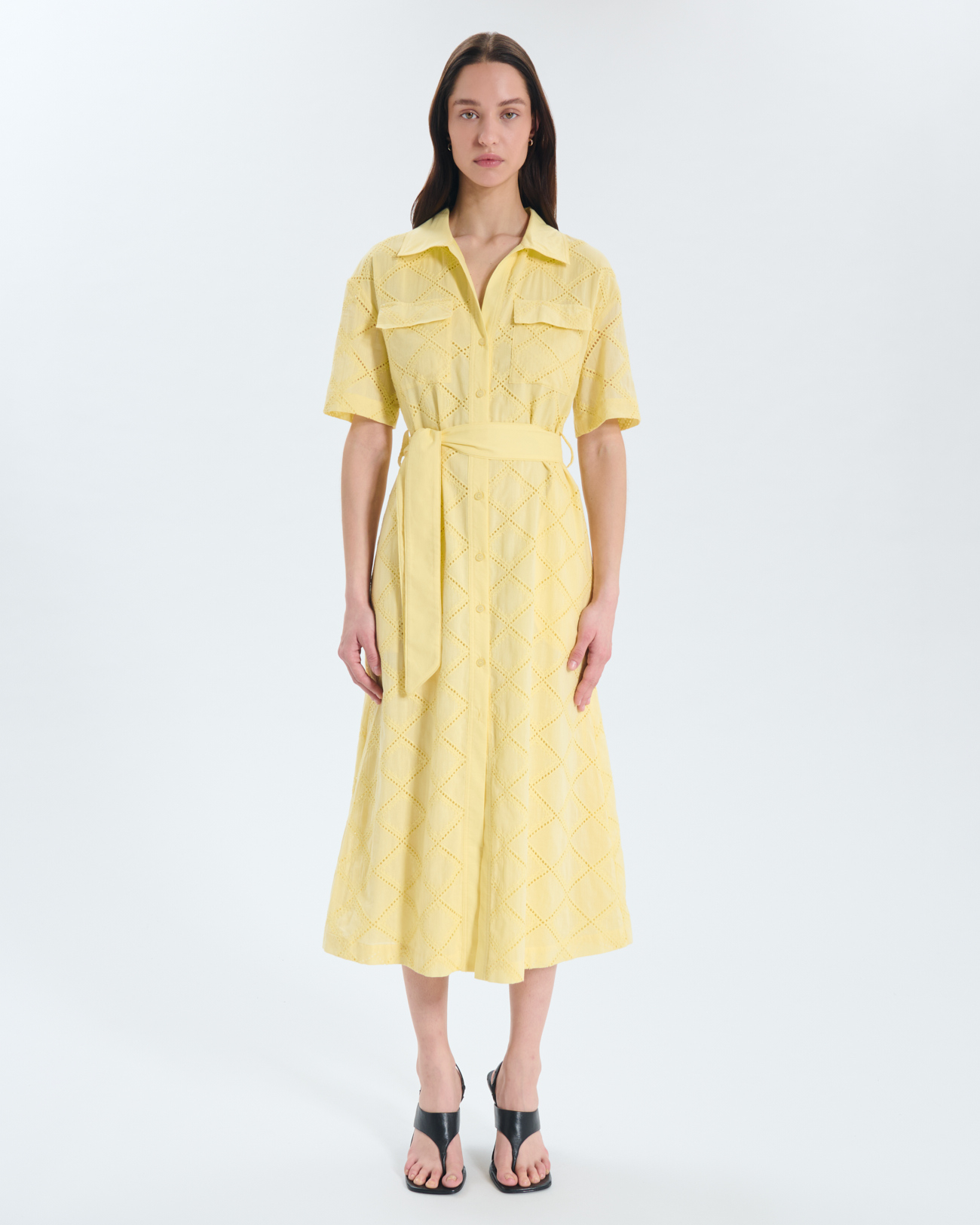Robe Roma Robe midi jaune ZAPA