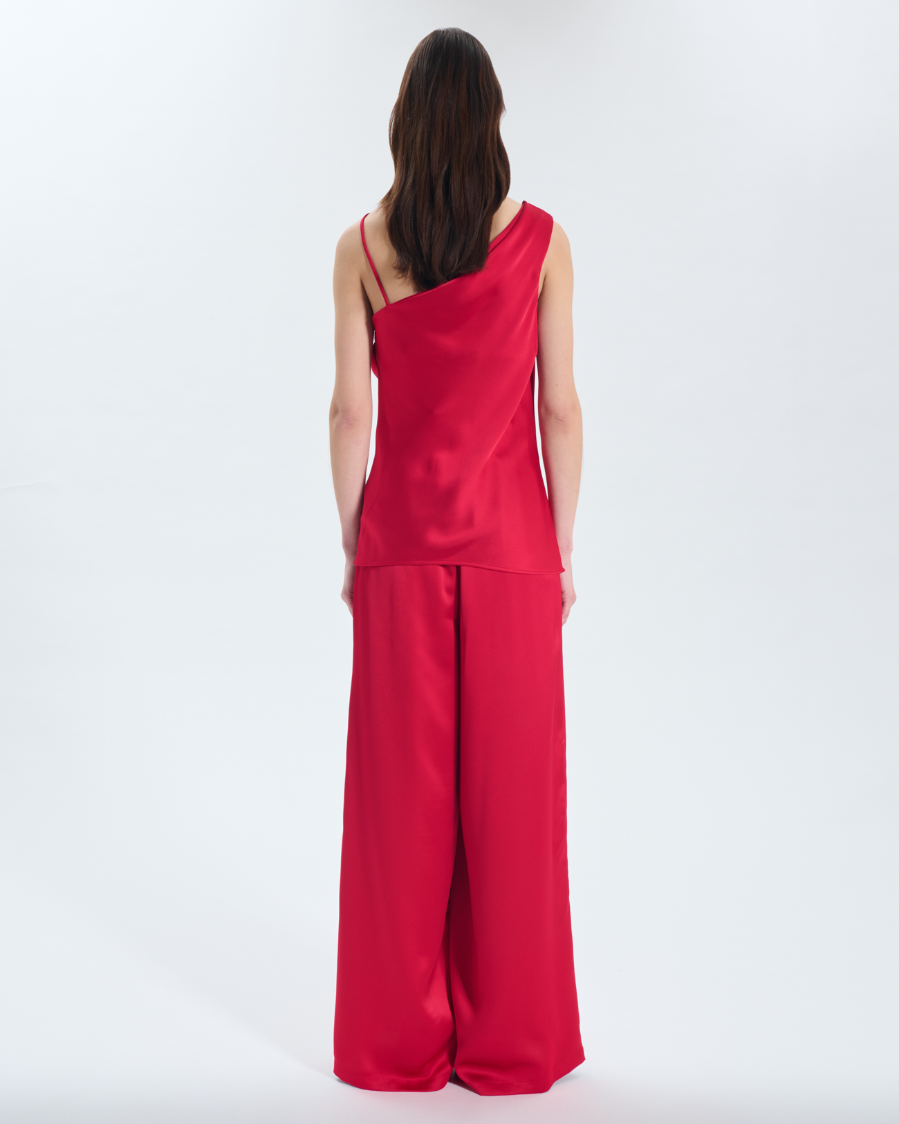 Top Tia Top asym&eacute;trique satin ZAPA