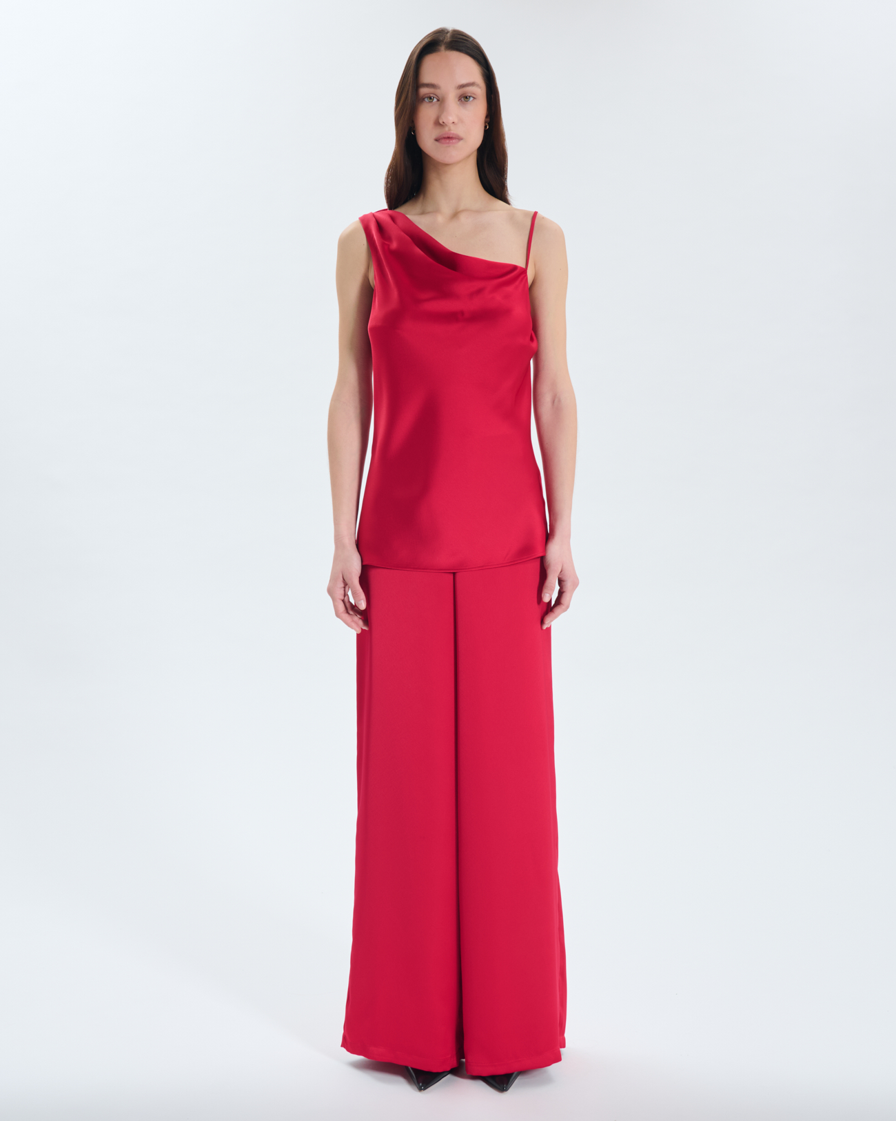 Top Tia Top asym&eacute;trique satin ZAPA