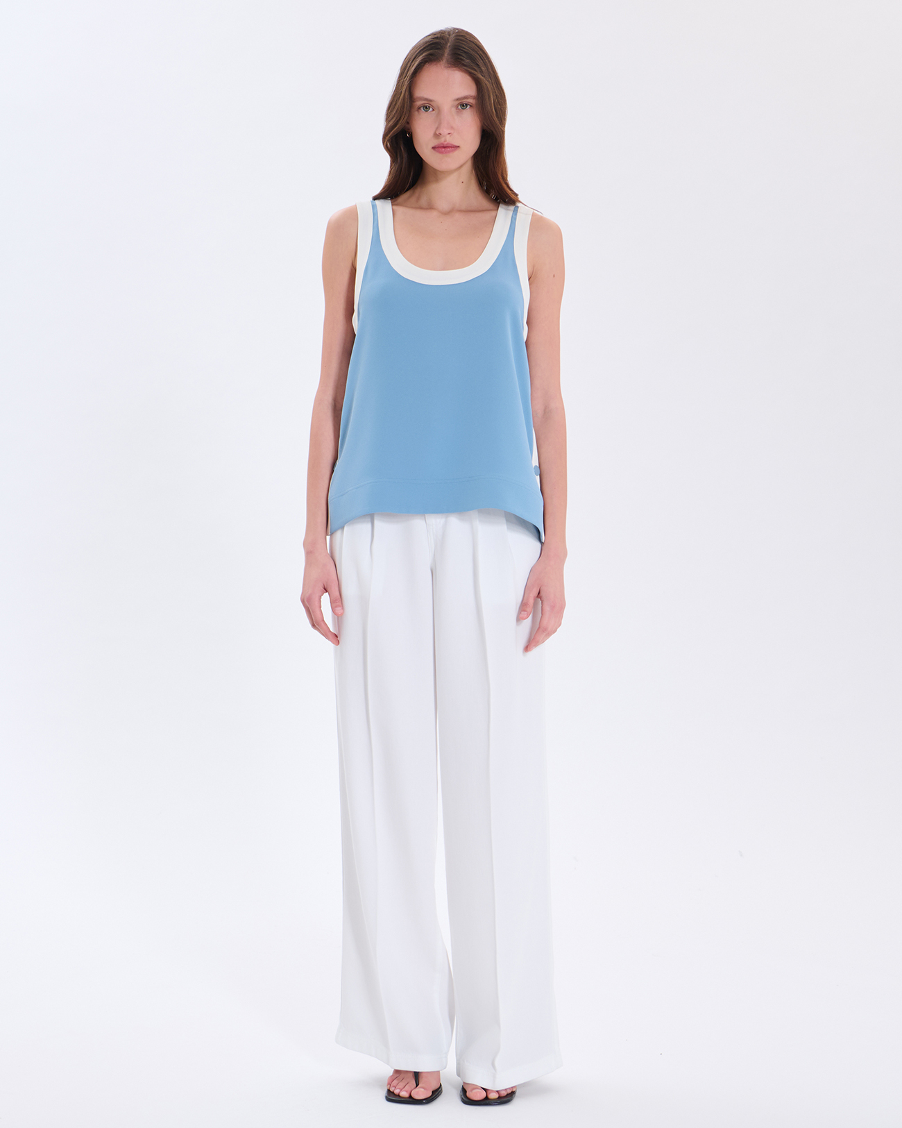 Top True Top bleu denim ZAPA