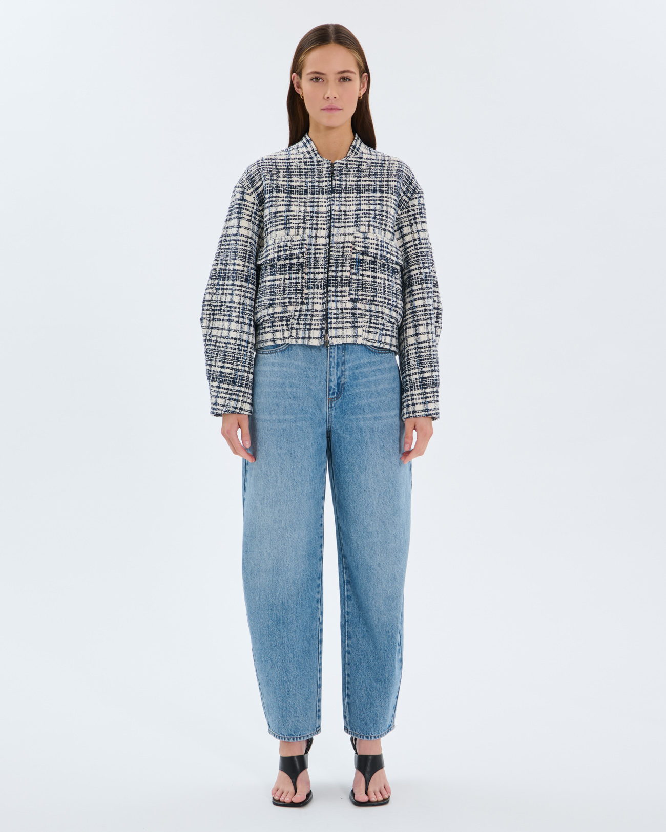 Veste Vilana Veste en coton effet tweed nocturne ZAPA