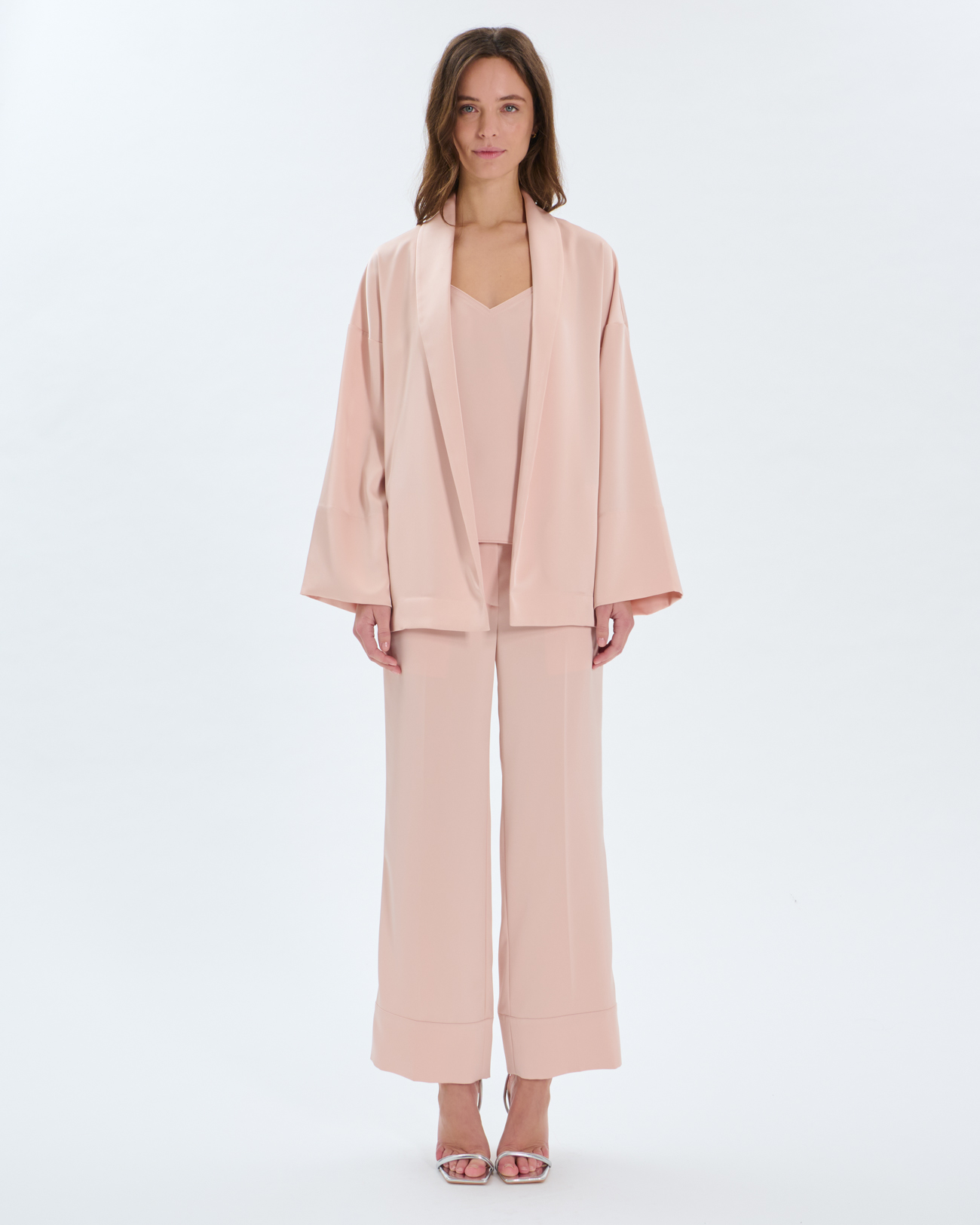 Veste Vao Veste kimono rose ZAPA