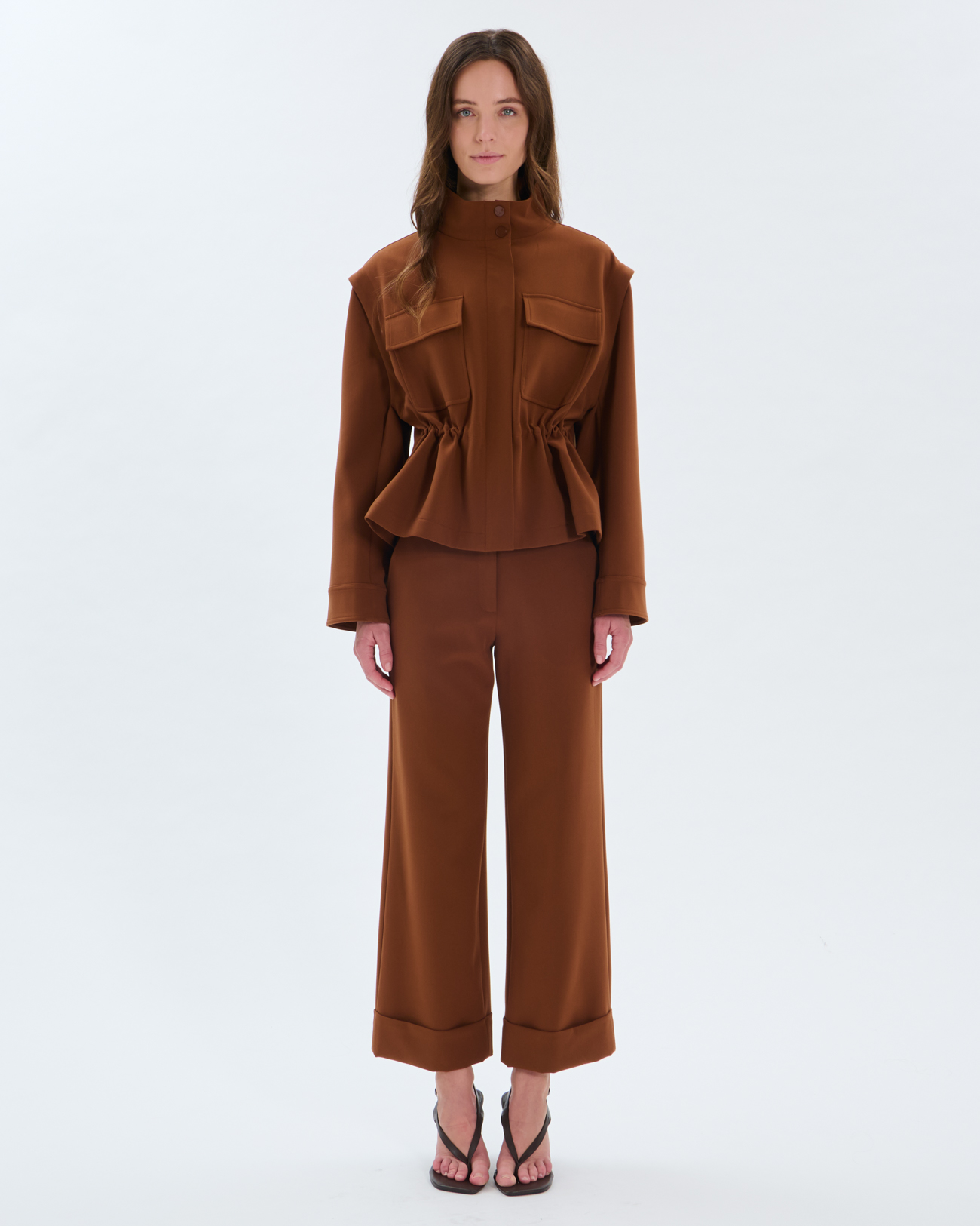 Veste Vahita Veste &agrave; manches amovibles acajou ZAPA