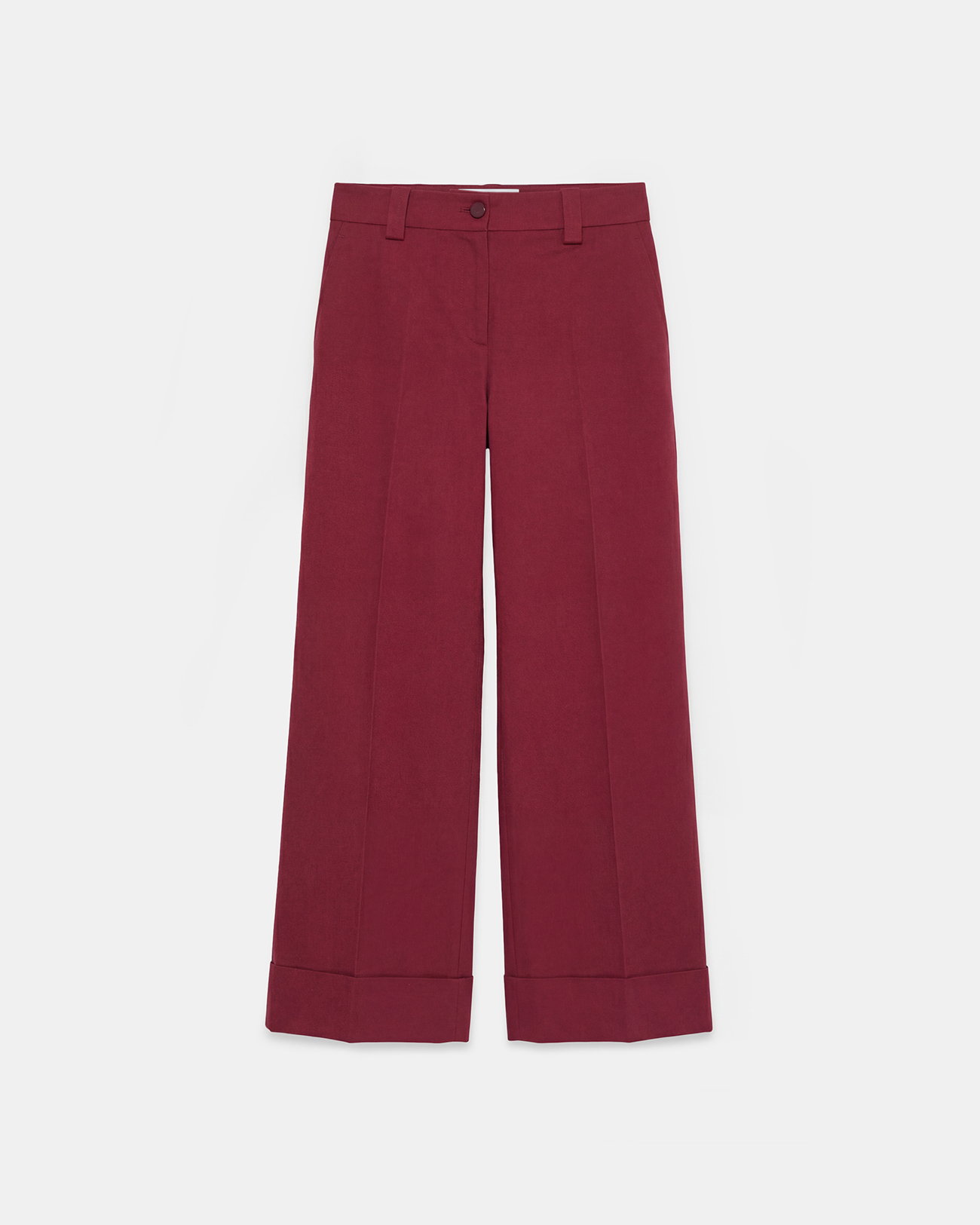 Pantalon Parly Pantalon en coton bio  lie de vin ZAPA
