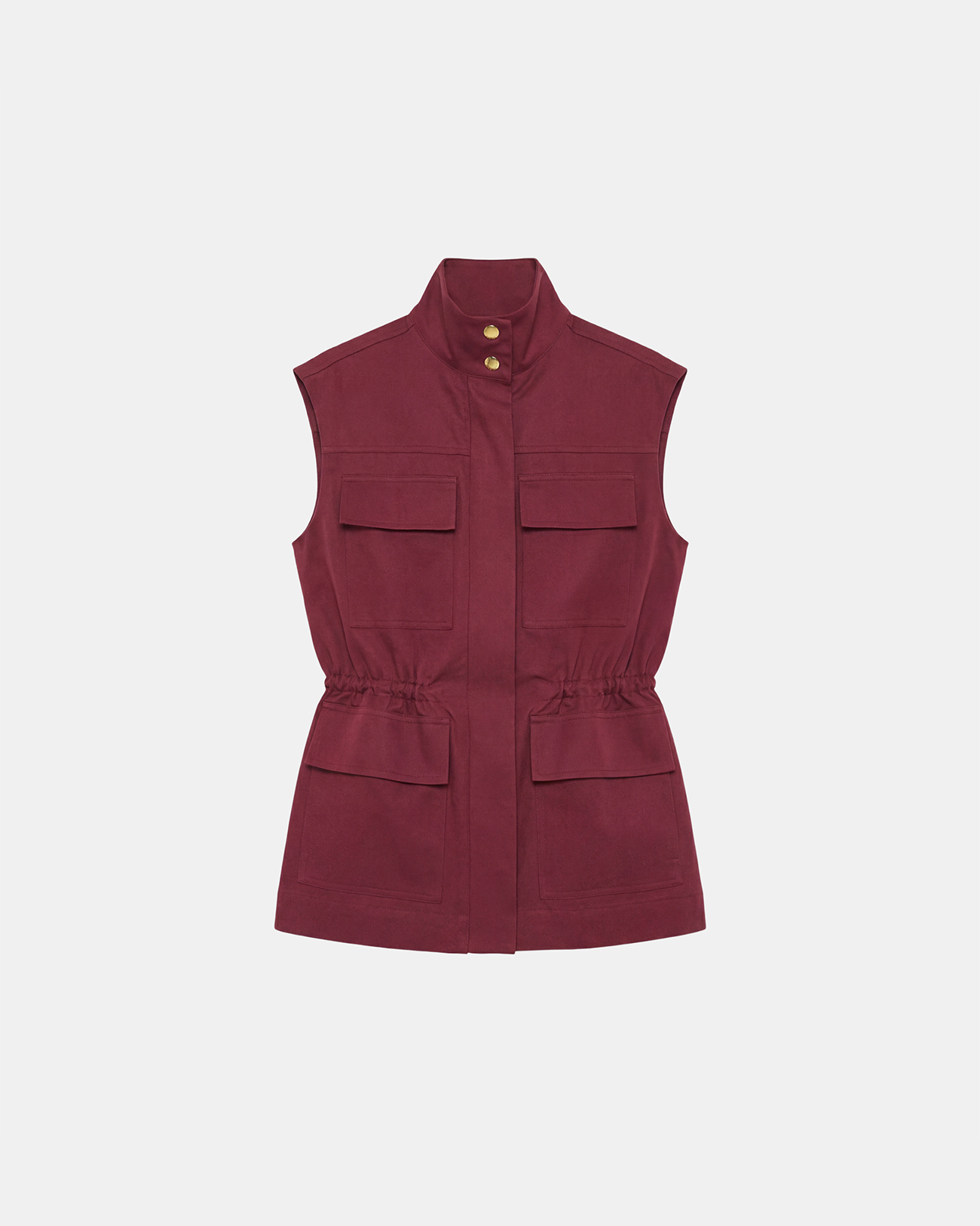 Veste Valya Veste en coton bio lie de vin ZAPA