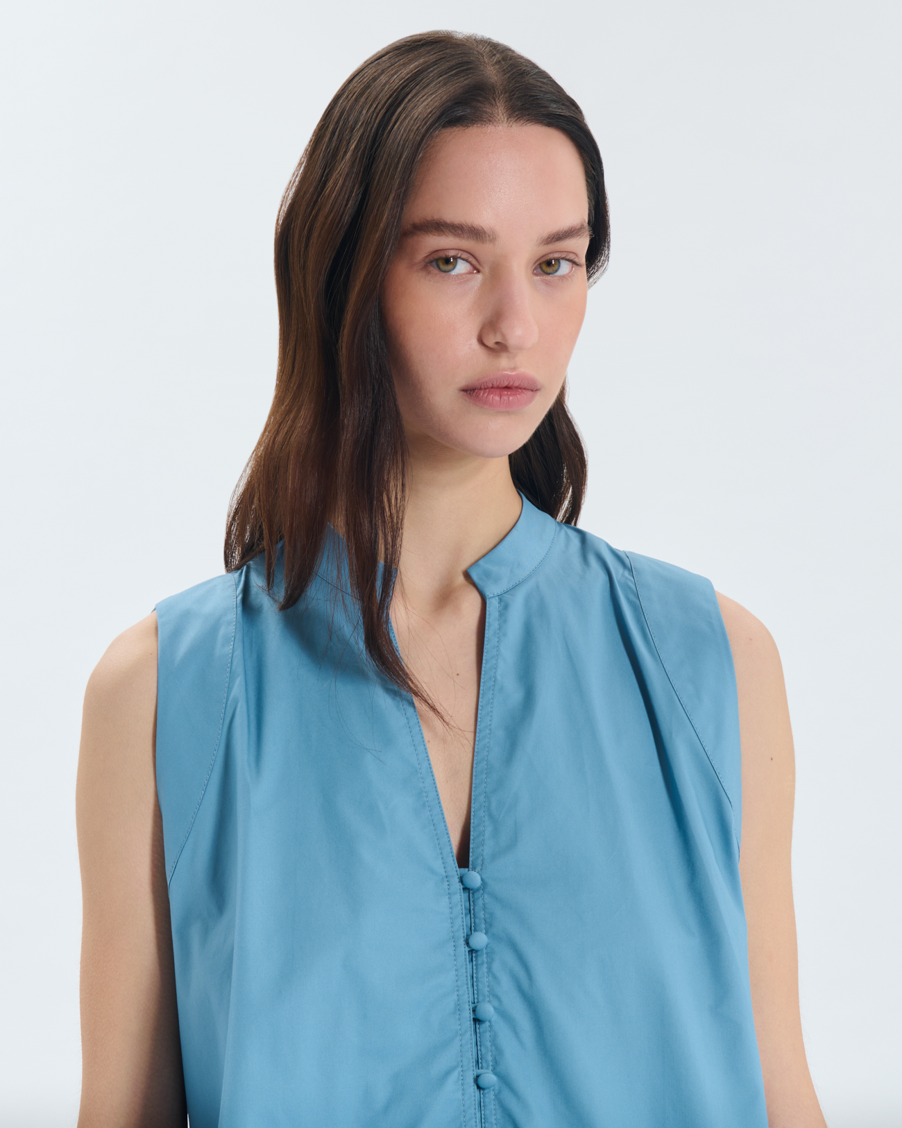 Top Taliana Top sans manches en coton ZAPA