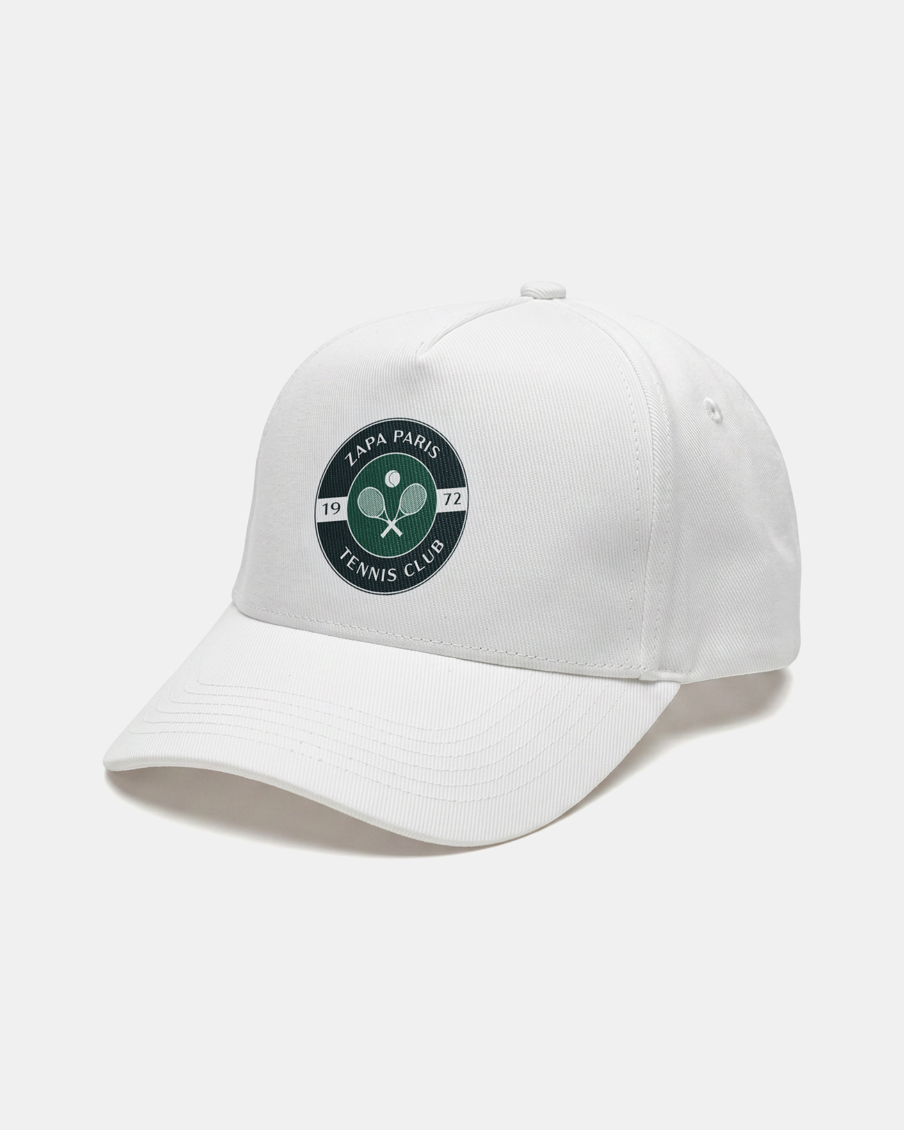 Casquette Icon club Casquette blanche avec logo vert ZAPA