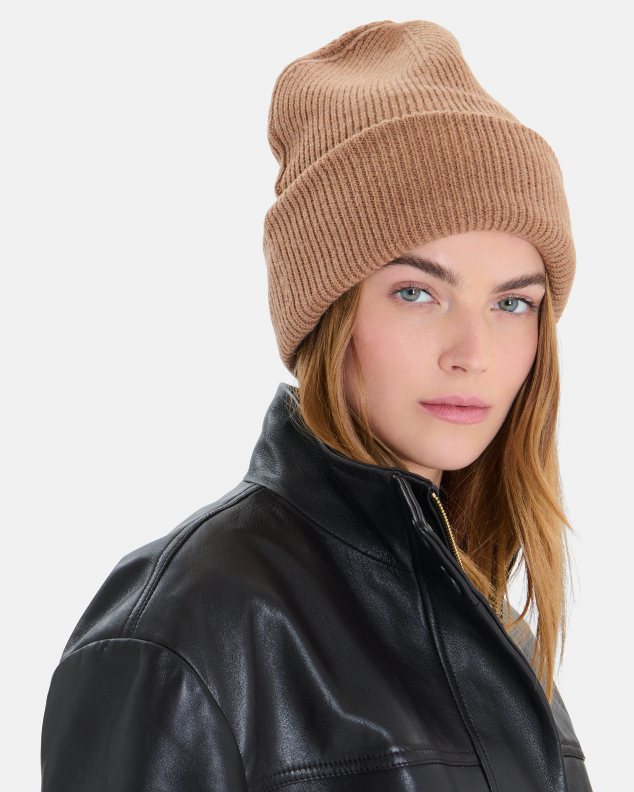 Bonnet Babe Bonnet en laine camel ZAPA
