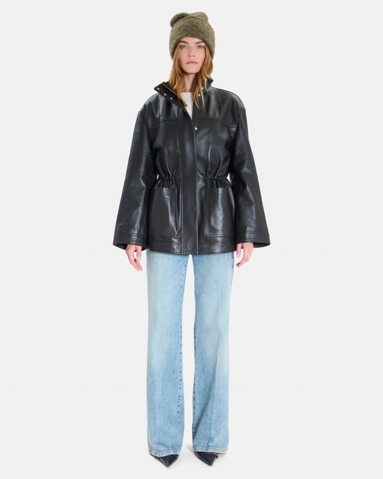 Bonnet Babe Bonnet en laine kaki ZAPA