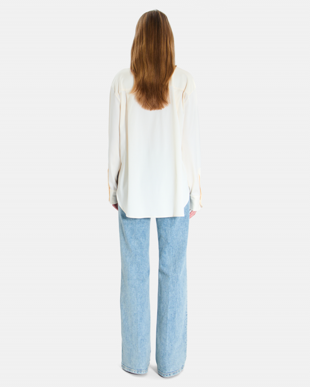 Chemise Corentin Chemise cr&egrave;me &agrave; manches longues ZAPA