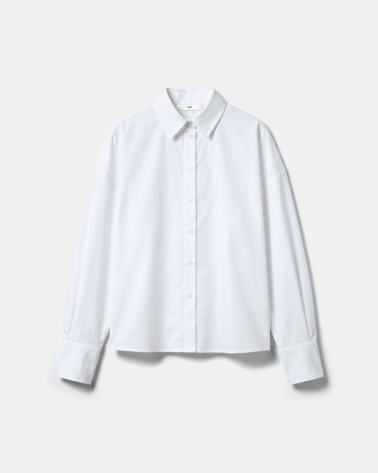 Chemise Colette Chemise blanche classique &agrave; manches longues ZAPA