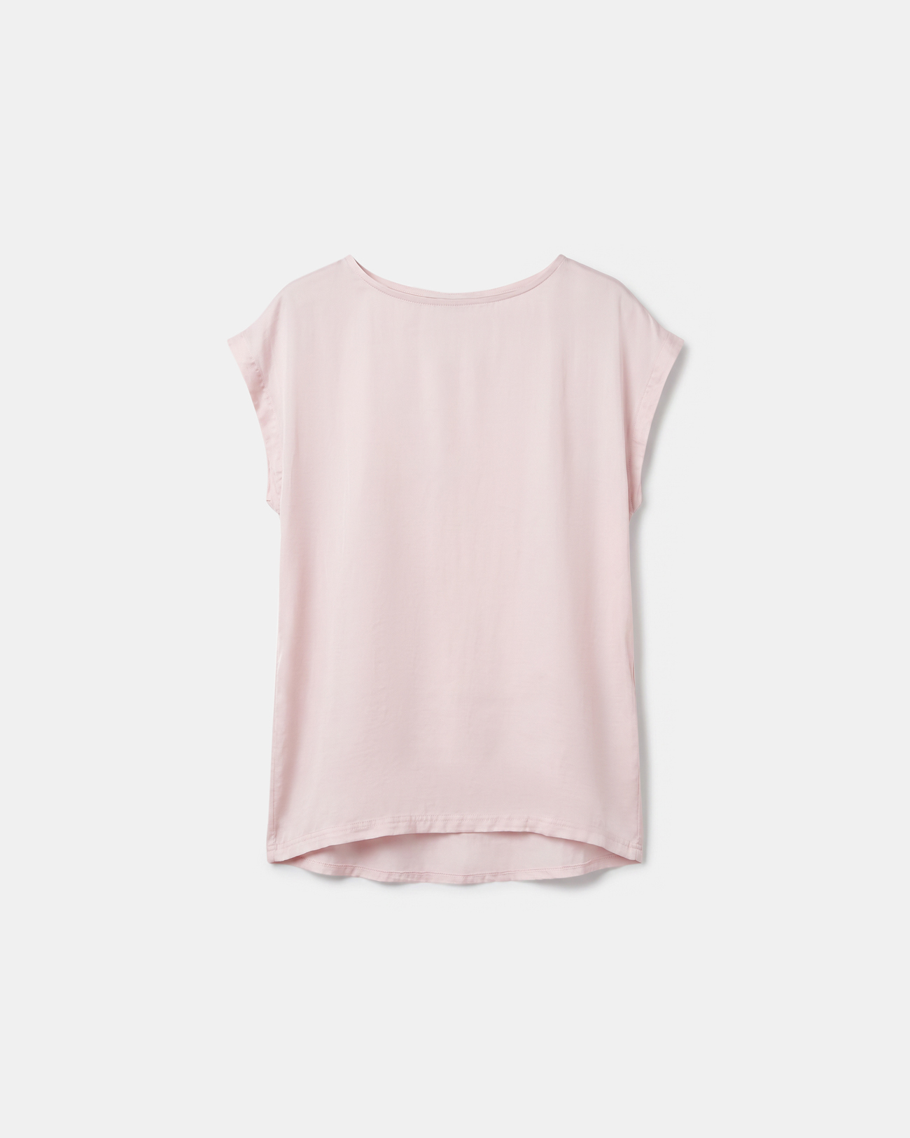Top Tracy Top manches courtes rose en viscose ZAPA