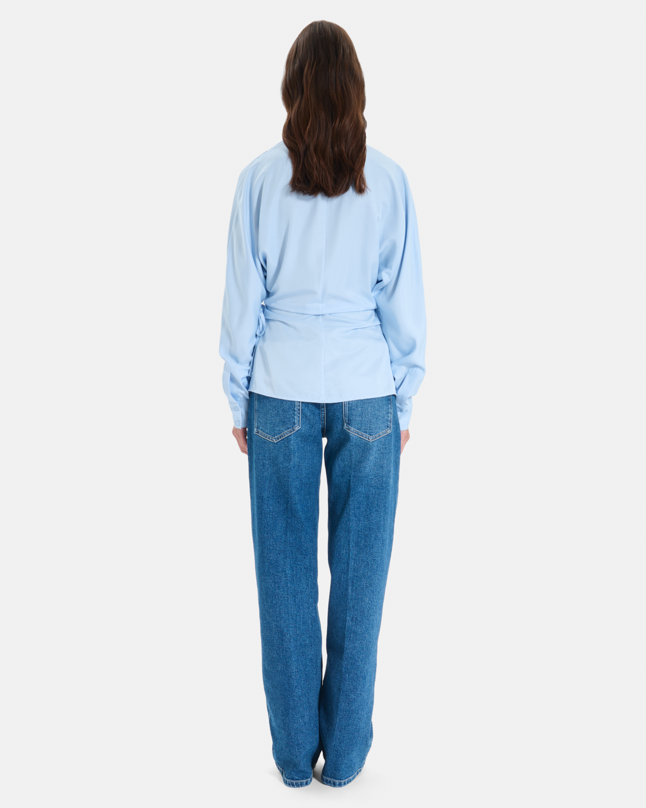 Top Taran Top crois&eacute; bleu clair ZAPA