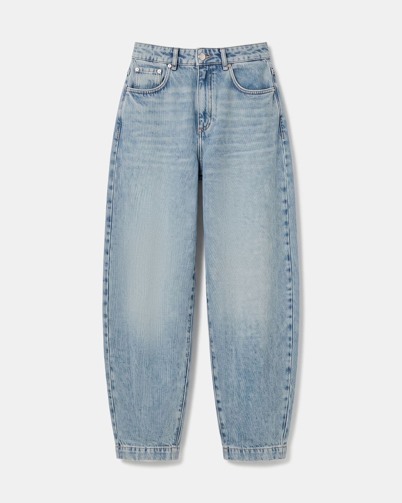 Jean Pia Jean barrel en coton vintage blue ZAPA