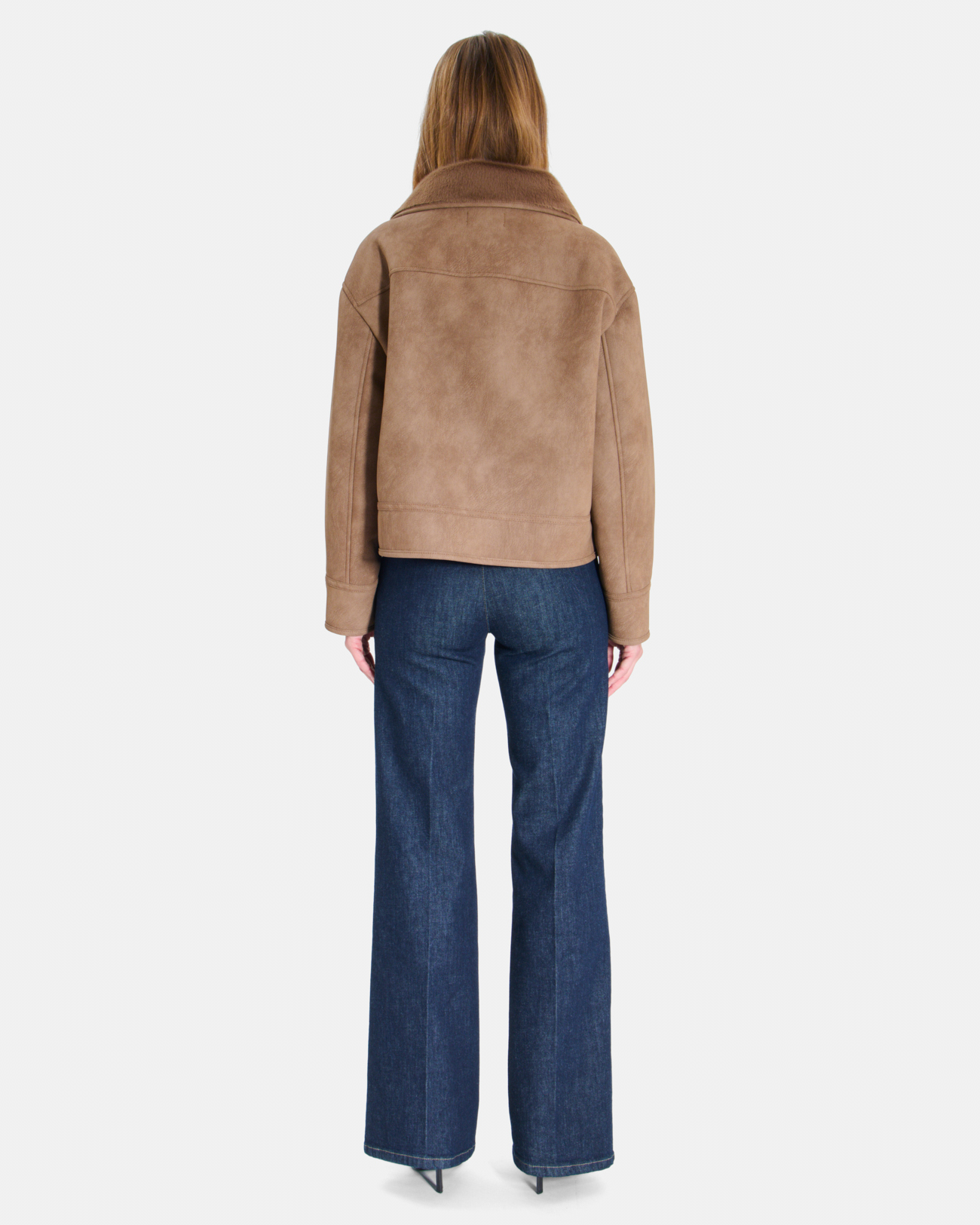 Manteau Marya Manteau aviateur court cannelle ZAPA