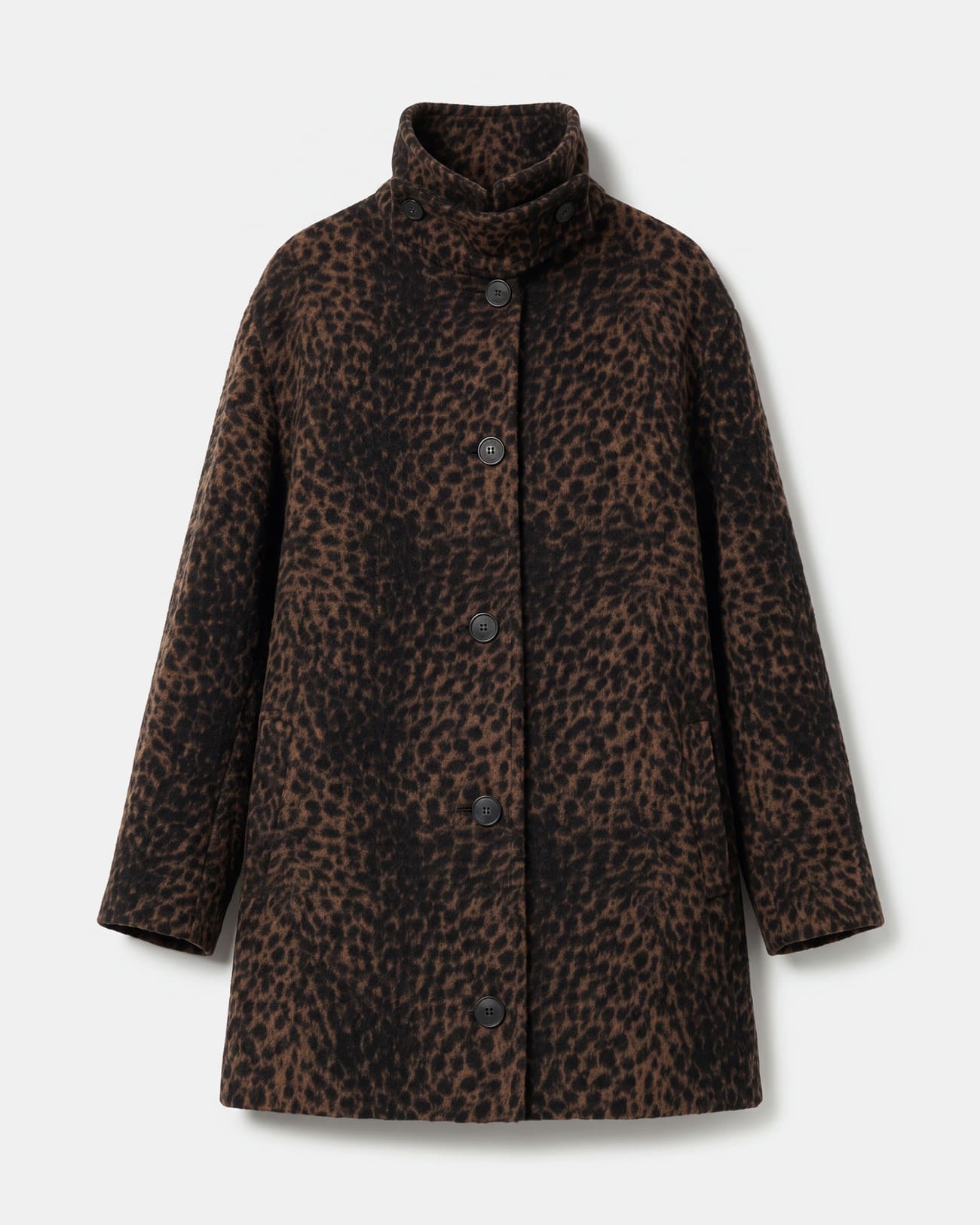 Manteau Marilene Manteau imprim&eacute; l&eacute;opard ZAPA