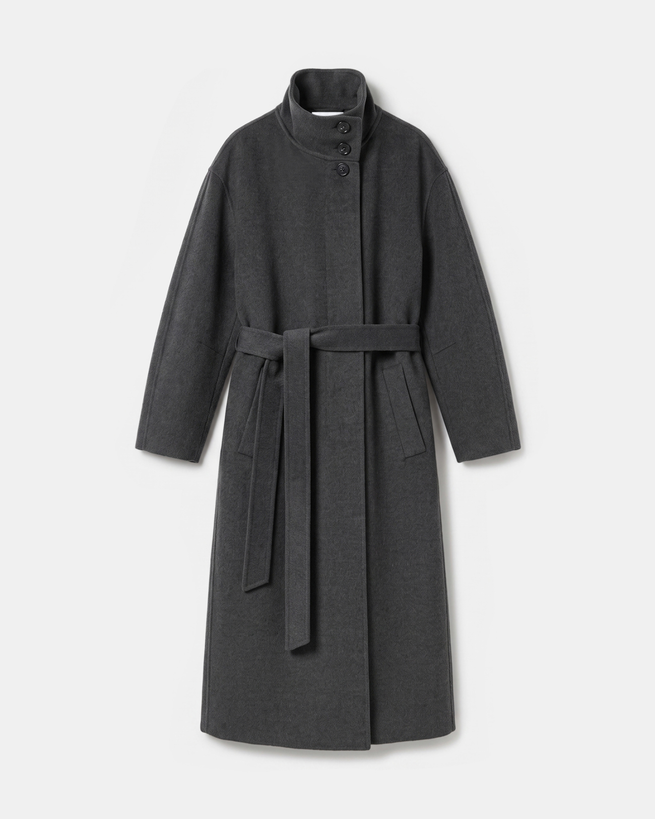 Manteau Melissa Manteau long en laine &agrave; col montant ZAPA