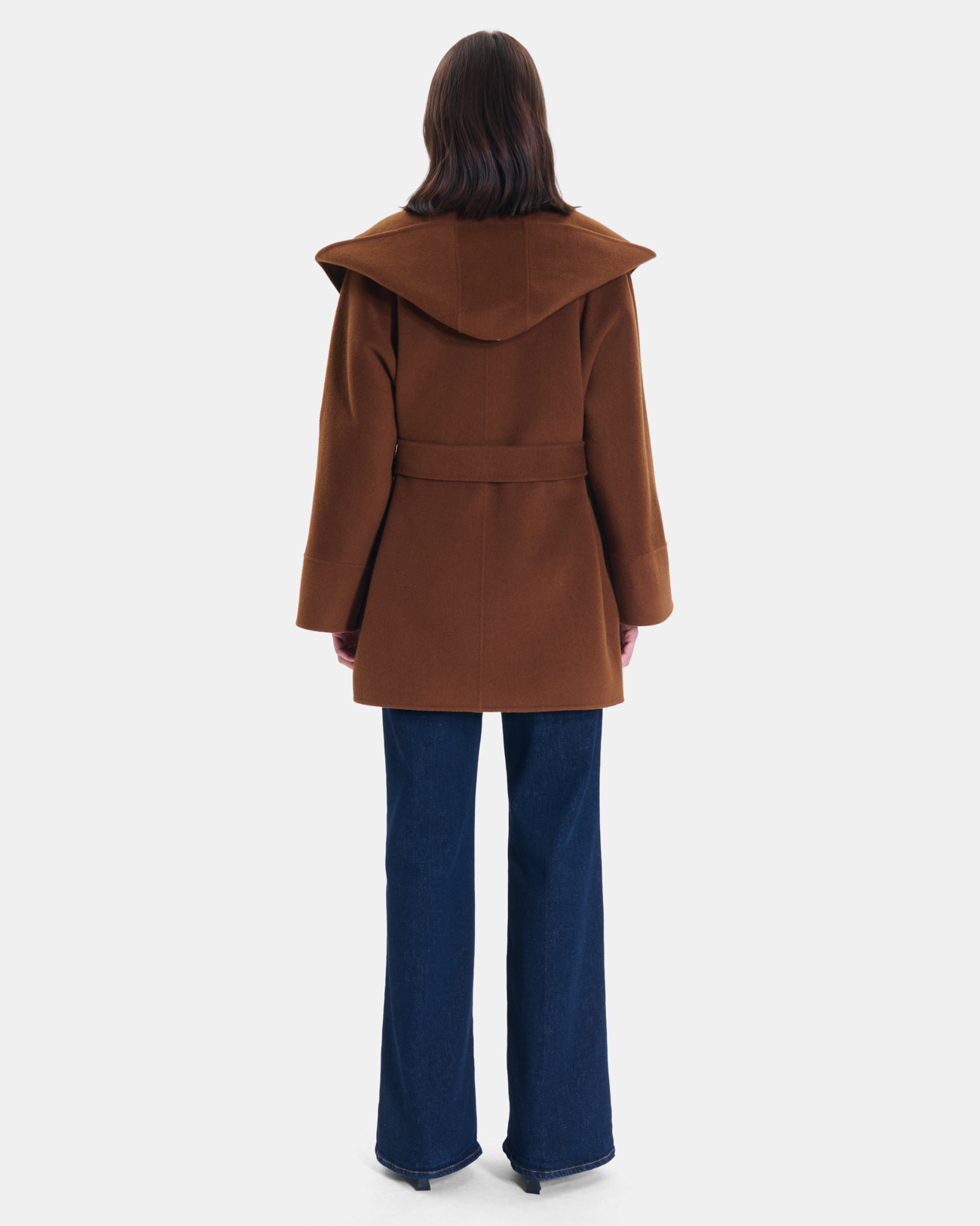 Manteau Maylone Manteau oversize tabac en laine ZAPA