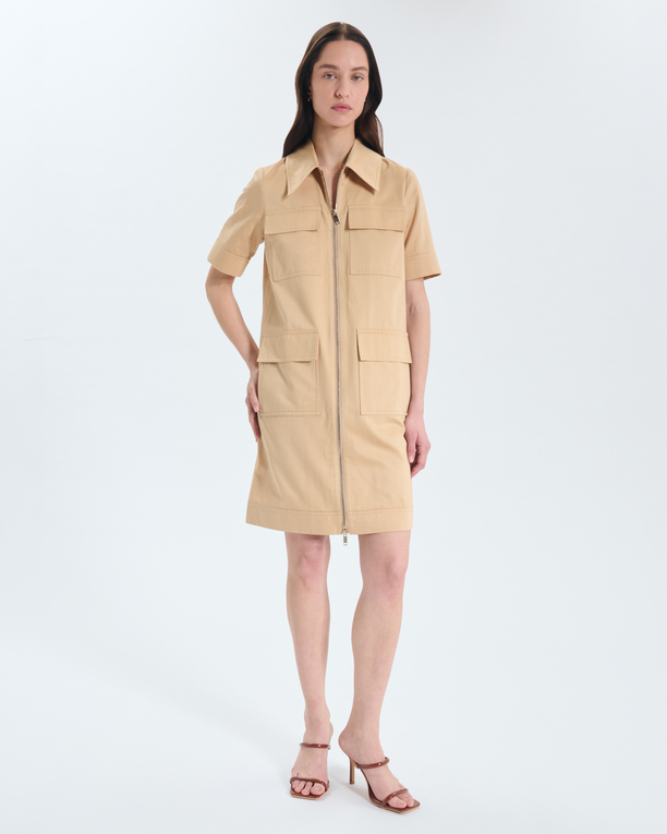 Robe Rakia Robe en coton bio sable ZAPA