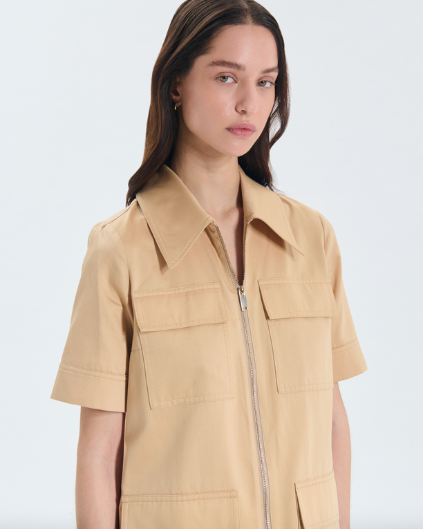 Robe Rakia Robe en coton bio sable ZAPA