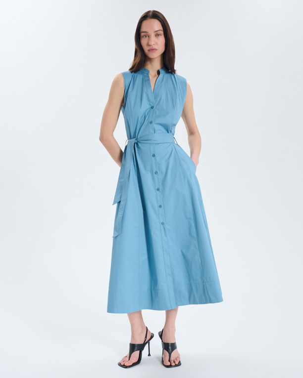 Robe Ramya Robe midi sans manches ceinturée ZAPA