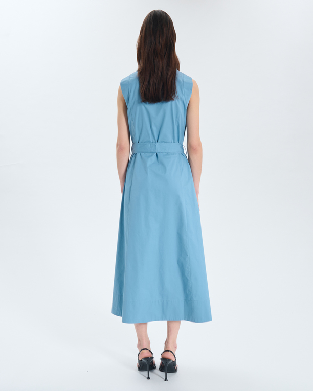 Robe Ramya Robe midi sans manches ceinturée ZAPA