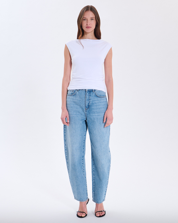 Top Teodora Top en viscose écru ZAPA