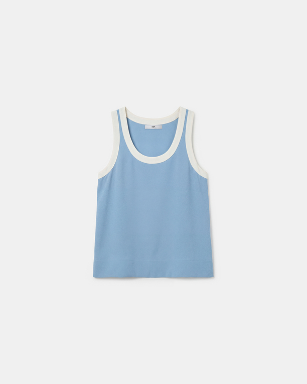 Top True Top bleu denim ZAPA