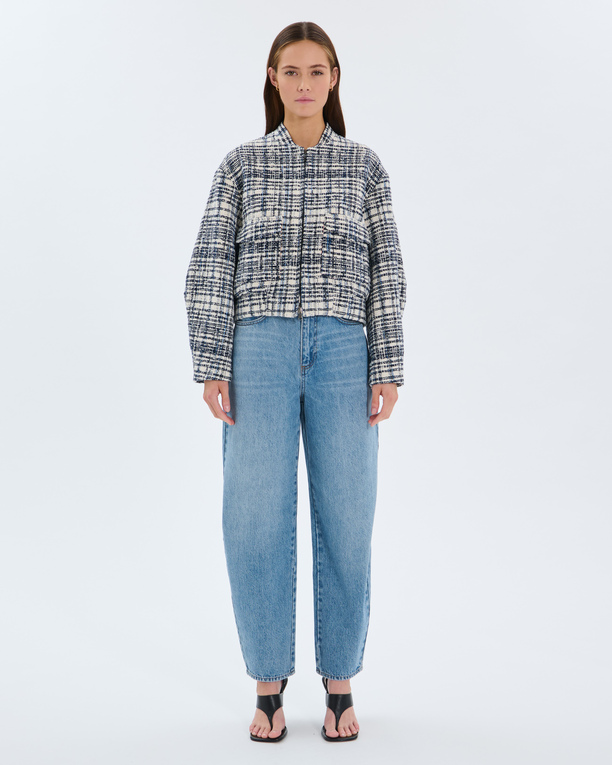 Veste Vilana Veste en coton effet tweed nocturne ZAPA