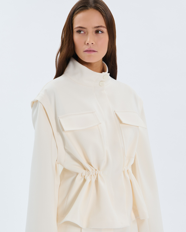Veste Vahita Veste à manches amovibles écru ZAPA