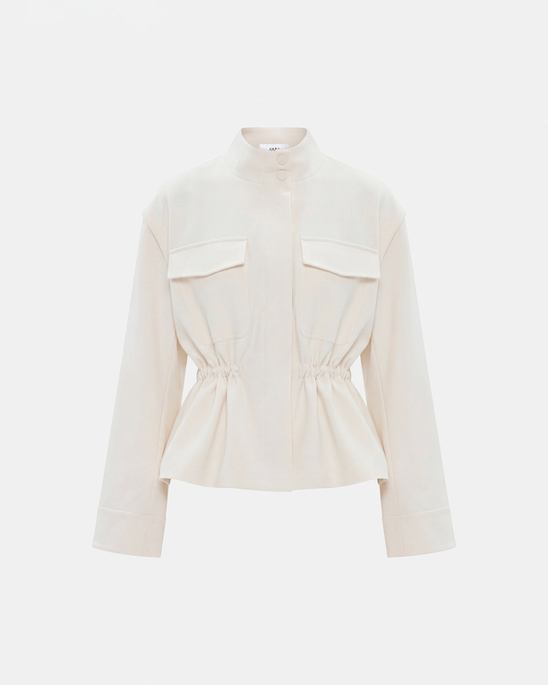 Veste Vahita Veste à manches amovibles écru ZAPA