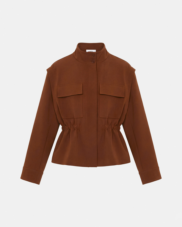 Veste Vahita Veste à manches amovibles acajou ZAPA