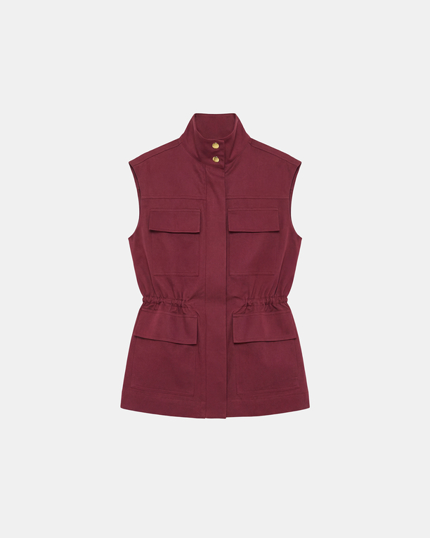 Veste Valya Veste en coton bio lie de vin ZAPA