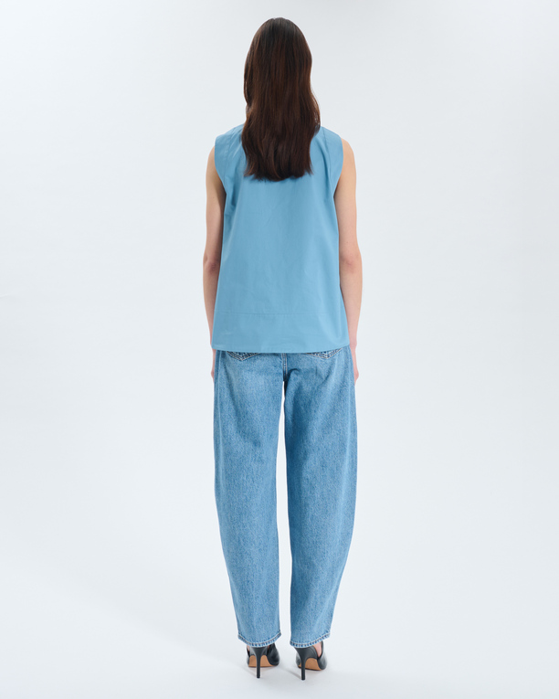 Top Taliana Top sans manches en coton ZAPA