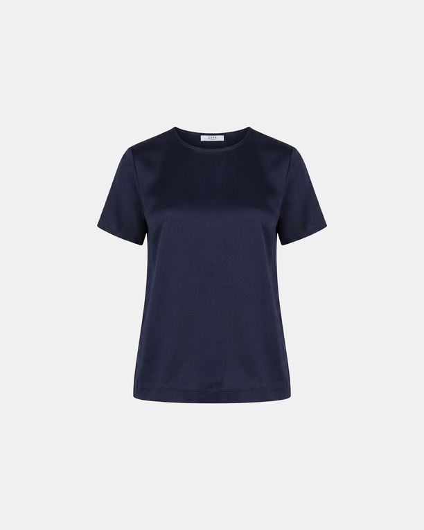Top Touma Top en viscose satiné nocturne ZAPA