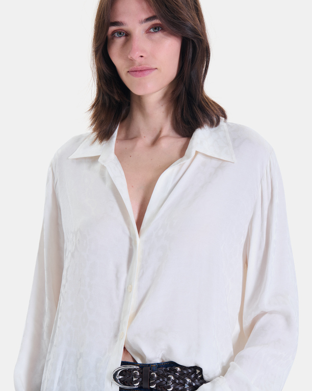 Chemise Corane Chemise écrue à coupe droite ZAPA