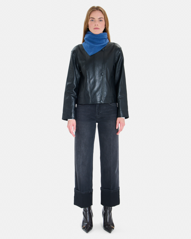 Echarpe Elly Echarpe en laine indigo ZAPA