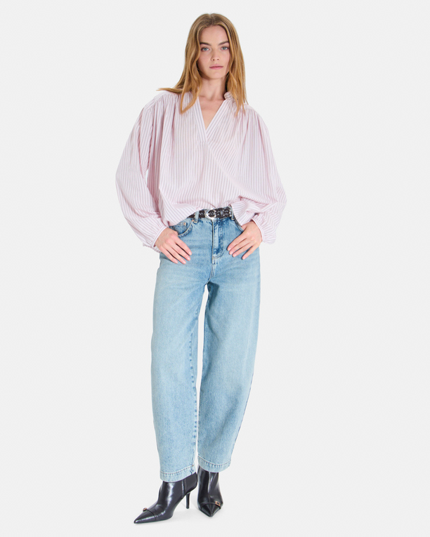 Blouse Blandine Blouse légère rayée à manches longues ZAPA