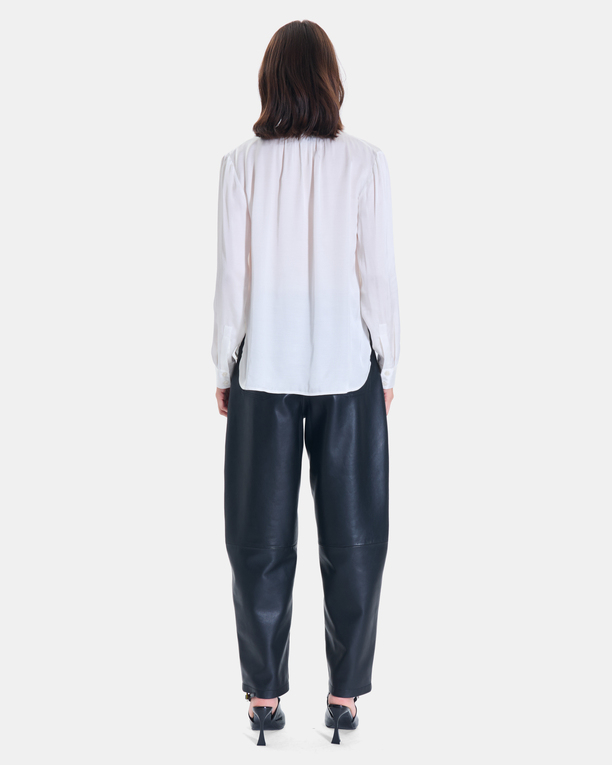Blouse Beca Blouse fluide écrue à manches longues ZAPA