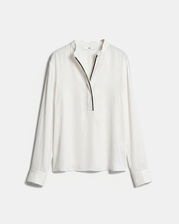 Blouse Beca Blouse fluide écrue à manches longues ZAPA